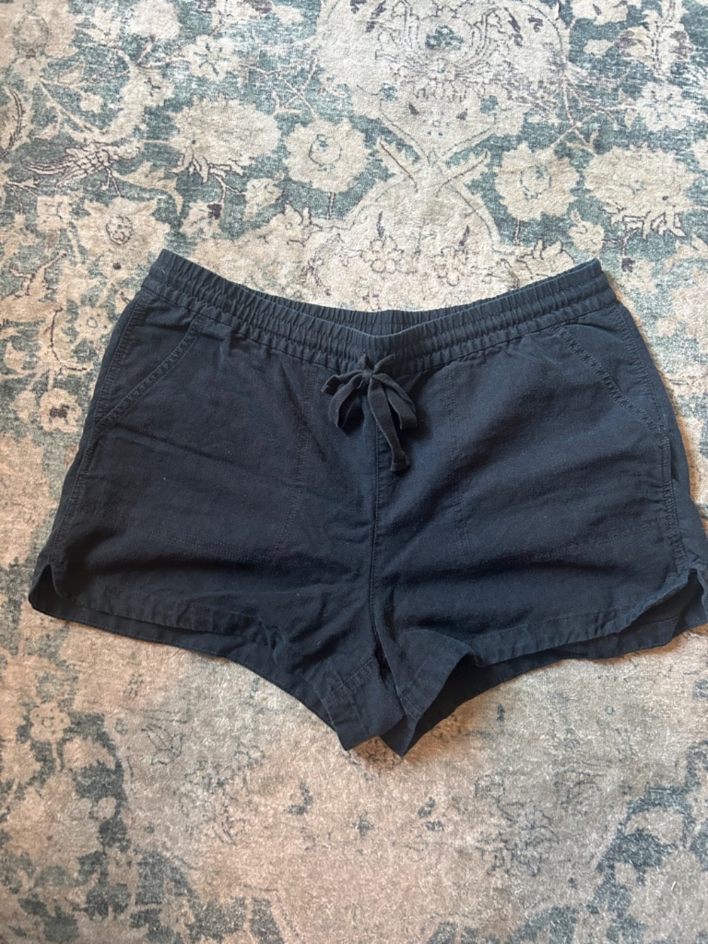 J. Crew Black Drawstring Shorts